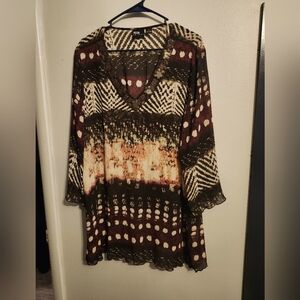 Tribal tunic top